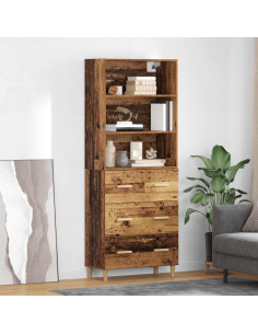 Credenza Legno vecchio 69,5 x 32,5 x 180 cm Legno multistrato