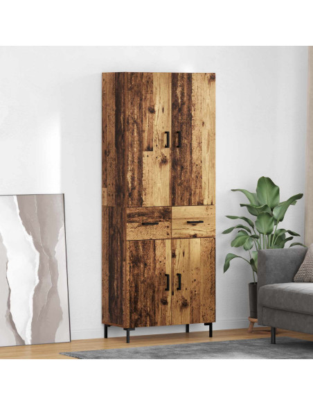 Credenza Legno vecchio 69,5 x 34 x 180 cm Legno multistrato