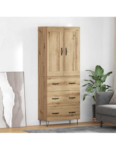 Credenza con cassetto Rovere artigianale 69,5 x 34 x 180 cm