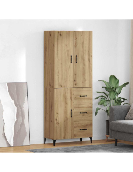 Credenza con cassetto Rovere artigianale 69,5 x 34 x 180 cm