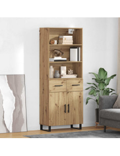 Credenza con cassetto Rovere artigianale 69,5 x 34 x 180 cm