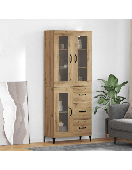 Credenza con cassetto Rovere artigianale 69,5 x 34 x 180 cm