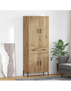 Credenza con cassetto Rovere artigianale 69,5 x 34 x 180 cm