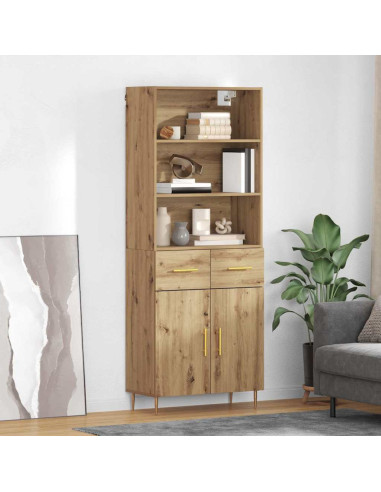 Credenza con cassetto Rovere artigianale 69,5 x 34 x 180 cm
