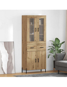 Credenza con cassetto Rovere artigianale 69,5 x 34 x 180 cm