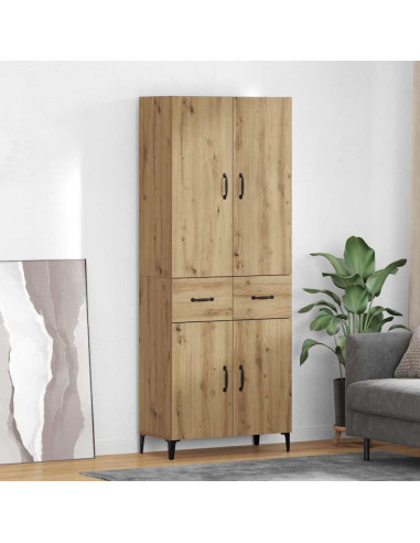 Credenza con cassetto Rovere artigianale 69,5 x 34 x 180 cm
