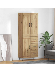 Credenza con cassetto Rovere artigianale 69,5 x 34 x 180 cm