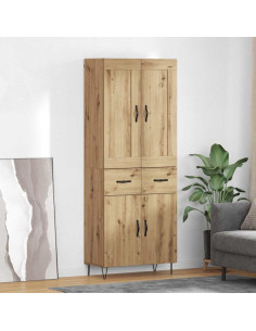 Credenza con cassetto Rovere artigianale 69,5 x 34 x 180 cm