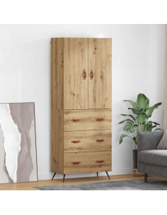 Credenza con cassetto Rovere artigianale 69,5 x 34 x 180 cm