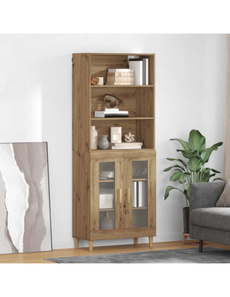 Credenza Rovere artigianale 69,5 x 32,5 x 180 cm