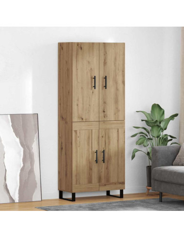 Credenza 2 pcs Rovere artigianale 69,5 x 34 x 180 cm