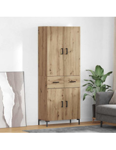Credenza con cassetto Rovere artigianale 69,5 x 34 x 180 cm