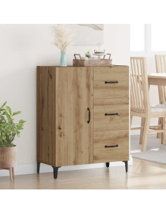 Credenza Rovere artigianale 69,5 x 34 x 90 cm Legno multistrato