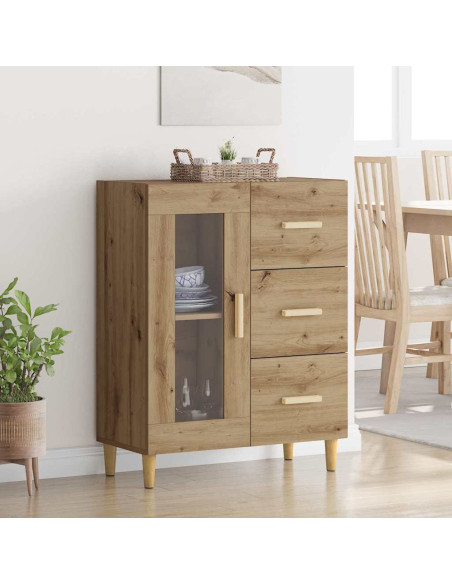 Credenza Rovere artigianale 69,5 x 34 x 90 cm Legno multistrato