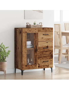 Credenza con cassetto Legno vecchio 69,5 x 34 x 90 cm