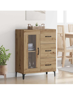 Credenza con cassetto Rovere artigianale 69,5 x 34 x 90 cm
