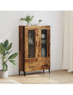 Credenza con cassetto Legno vecchio 70 x 31 x 115 cm