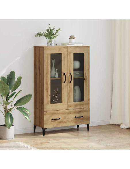 Credenza con cassetto Rovere artigianale 70 x 31 x 115 cm
