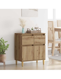 Credenza Rovere artigianale 60 x 35 x 70 cm Legno multistrato