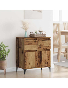 Credenza con cassetto Legno vecchio 60 x 35 x 70 cm