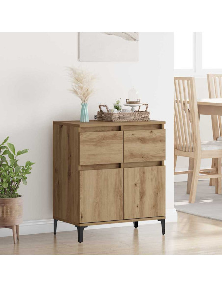 Credenza con cassetto Rovere artigianale 60 x 35 x 70 cm