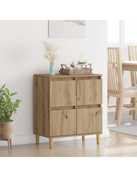 Credenza Rovere artigianale 60 x 35 x 70 cm Legno multistrato