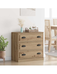 Credenza con cassetto Rovere artigianale 70 x 35,5 x 67,5 cm