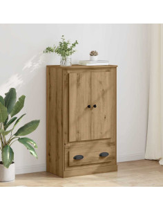 Credenza con cassetto Rovere artigianale 60 x 35,5 x 103,5 cm