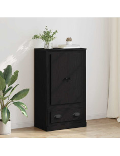 Credenza Rovere Nero 60 x 35,5 x 103,5 cm Legno multistrato