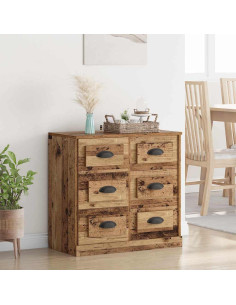 Credenza Legno vecchio 70 x 35,5 x 67,5 cm Legno multistrato