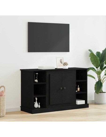 Credenza Rovere Nero 100 x 35,5 x 60 cm Legno multistrato