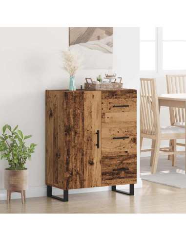 Credenza con cassetto Legno vecchio 69,5 x 34 x 90 cm