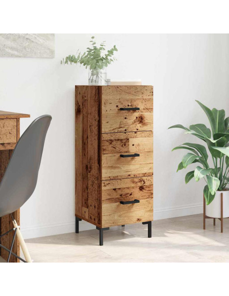 Credenza Legno vecchio 34,5 x 34 x 90 cm Legno multistrato