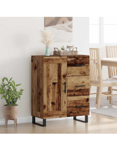 Credenza con cassetto Legno vecchio 69,5 x 34 x 90 cm