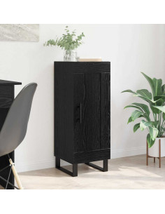 Credenza Rovere Nero 34,5 x 34 x 90 cm