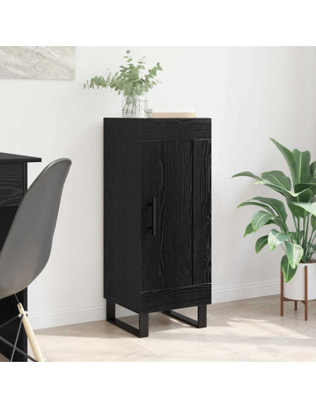 Credenza Rovere Nero 34,5 x 34 x 90 cm