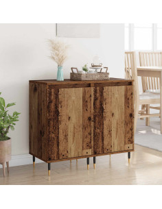 Credenza 2 pcs Legno vecchio 40 x 35 x 70 cm