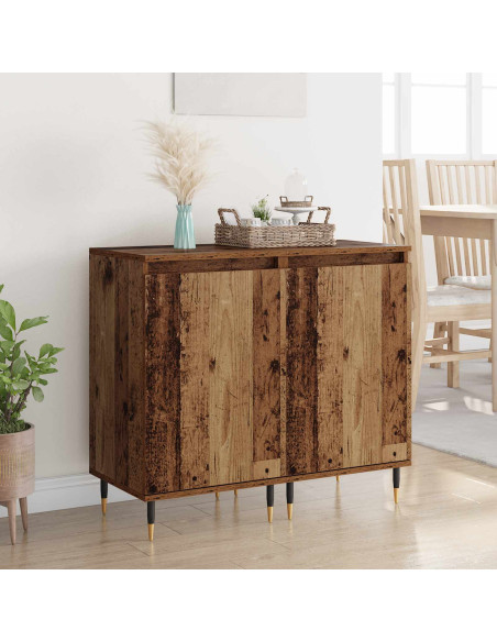 Credenza 2 pcs Legno vecchio 40 x 35 x 70 cm
