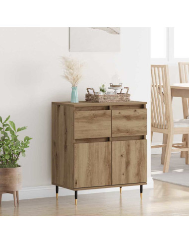 Credenza con cassetto Rovere artigianale 60 x 35 x 70 cm