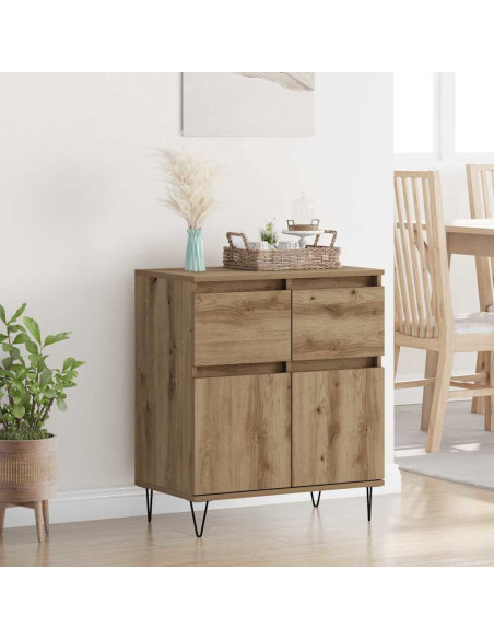 Credenza con cassetto Rovere artigianale 60 x 35 x 70 cm