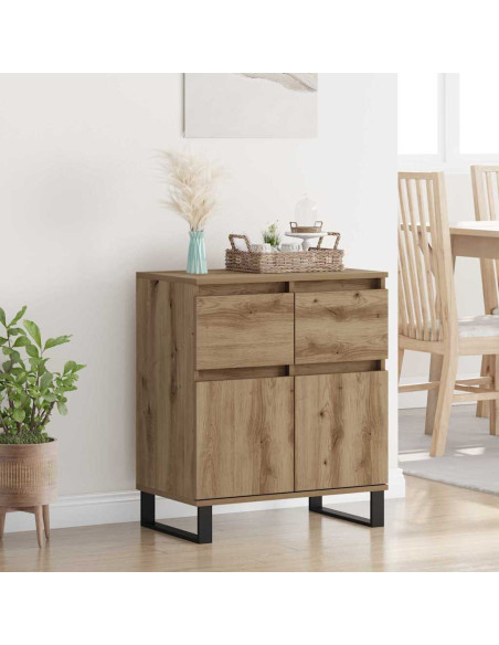 Credenza con cassetto Rovere artigianale 60 x 35 x 70 cm