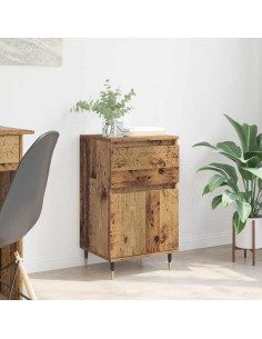 Credenza con cassetto Legno vecchio 40 x 35 x 70 cm