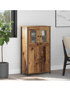 Credenza Legno vecchio 62 x 32 x 106,5 cm Legno multistrato