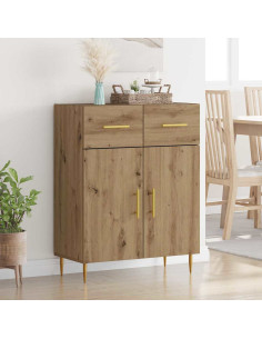 Credenza Rovere artigianale 69,5 x 34 x 90 cm Legno multistrato