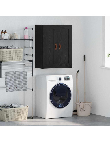 Pensile Rovere Nero 69,5 x 34 x 90 cm Legno multistrato