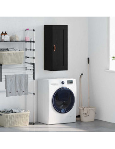 Pensile Rovere Nero 34,5 x 34 x 90 cm Legno multistrato