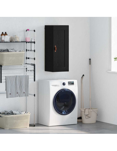 Pensile Rovere Nero 34,5 x 34 x 90 cm Legno multistrato