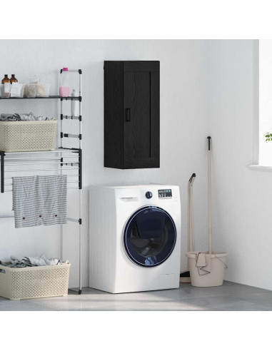 Pensile Rovere Nero 34,5 x 34 x 90 cm Legno multistrato