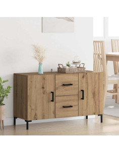 Credenza Rovere artigianale 100 x 36 x 60 cm Legno multistrato