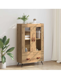 Credenza con cassetto Rovere artigianale 69,5 x 31 x 115 cm